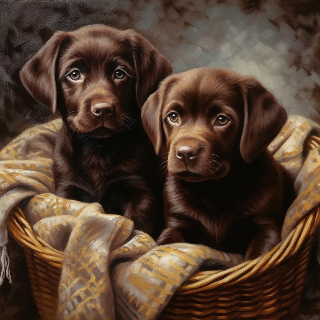 AbbeyRoad_Hyper_detail_portrait_of_chocolate_labrador_puppies_i_a096bcb7-ea14-4e56-a44d-68324131b81d