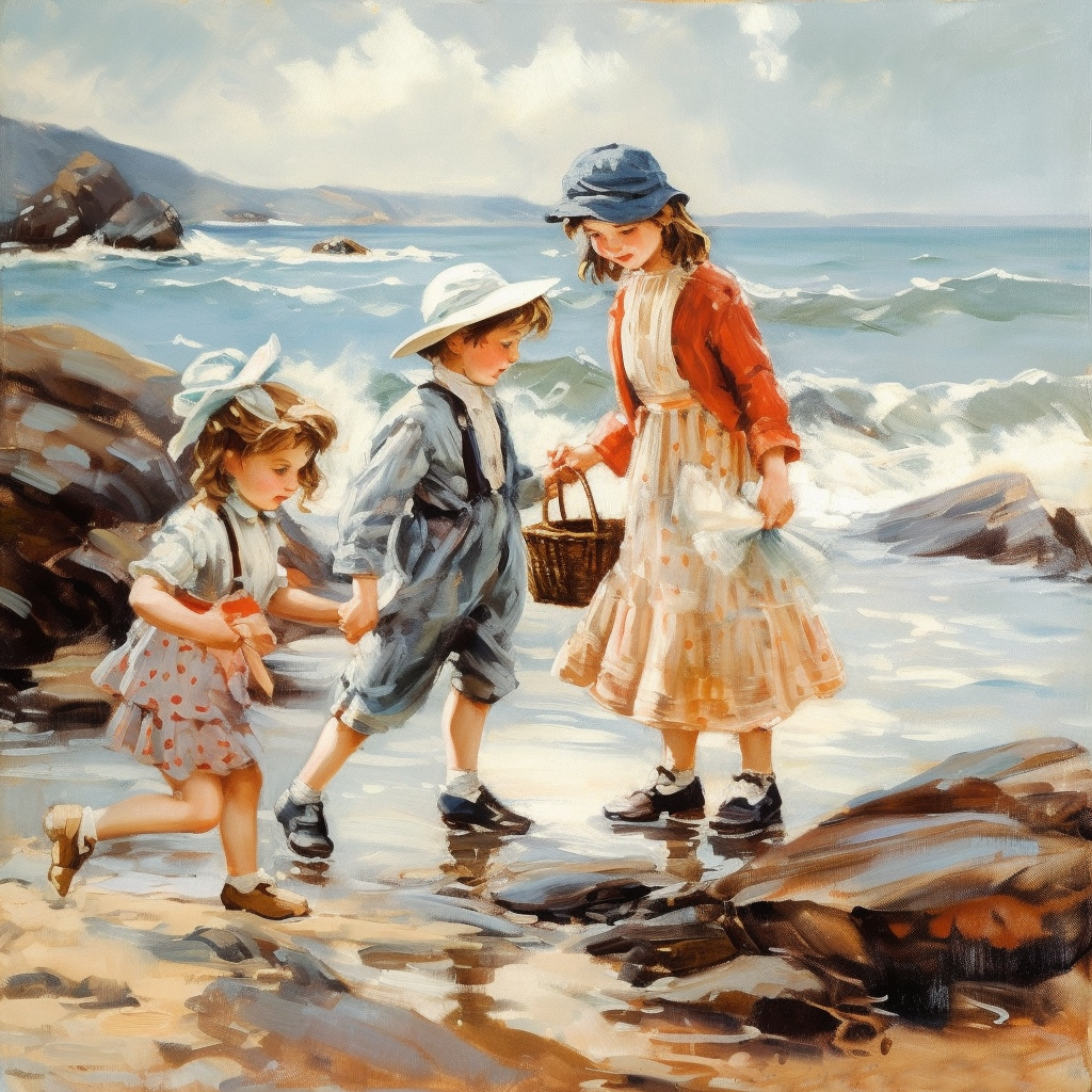 AbbeyRoad_oil_painting_in_sally_swatland_style_boy_and_two_girl_5f6fc7d6-ef5b-4d8a-8154-b3e7e9a38631